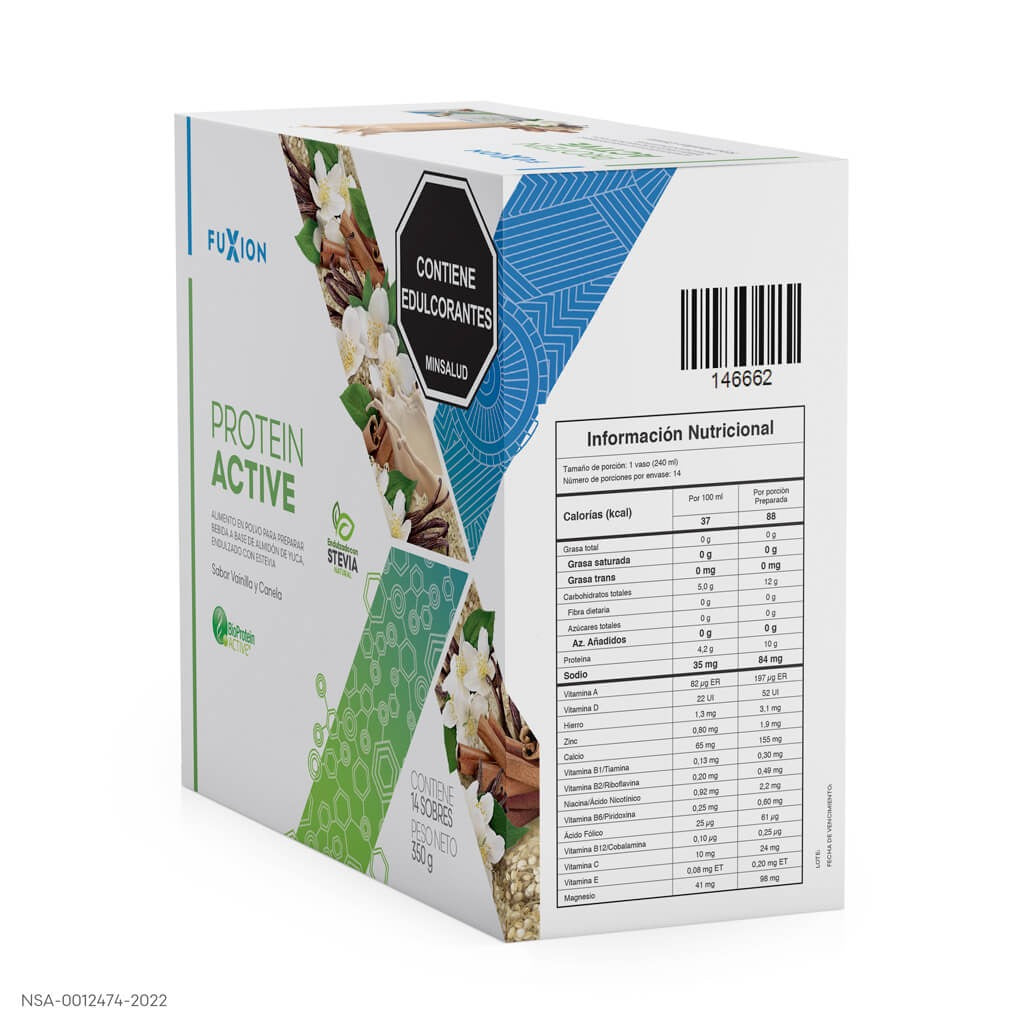 PROTEIN ACTIVE - VAINILLA Y CANELA