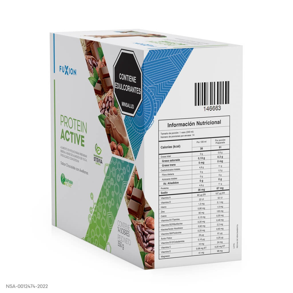 PROTEIN ACTIVE - CHOCOLATE CON AVELLANAS